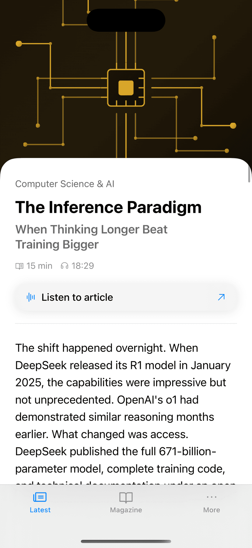 Blueleaf article view