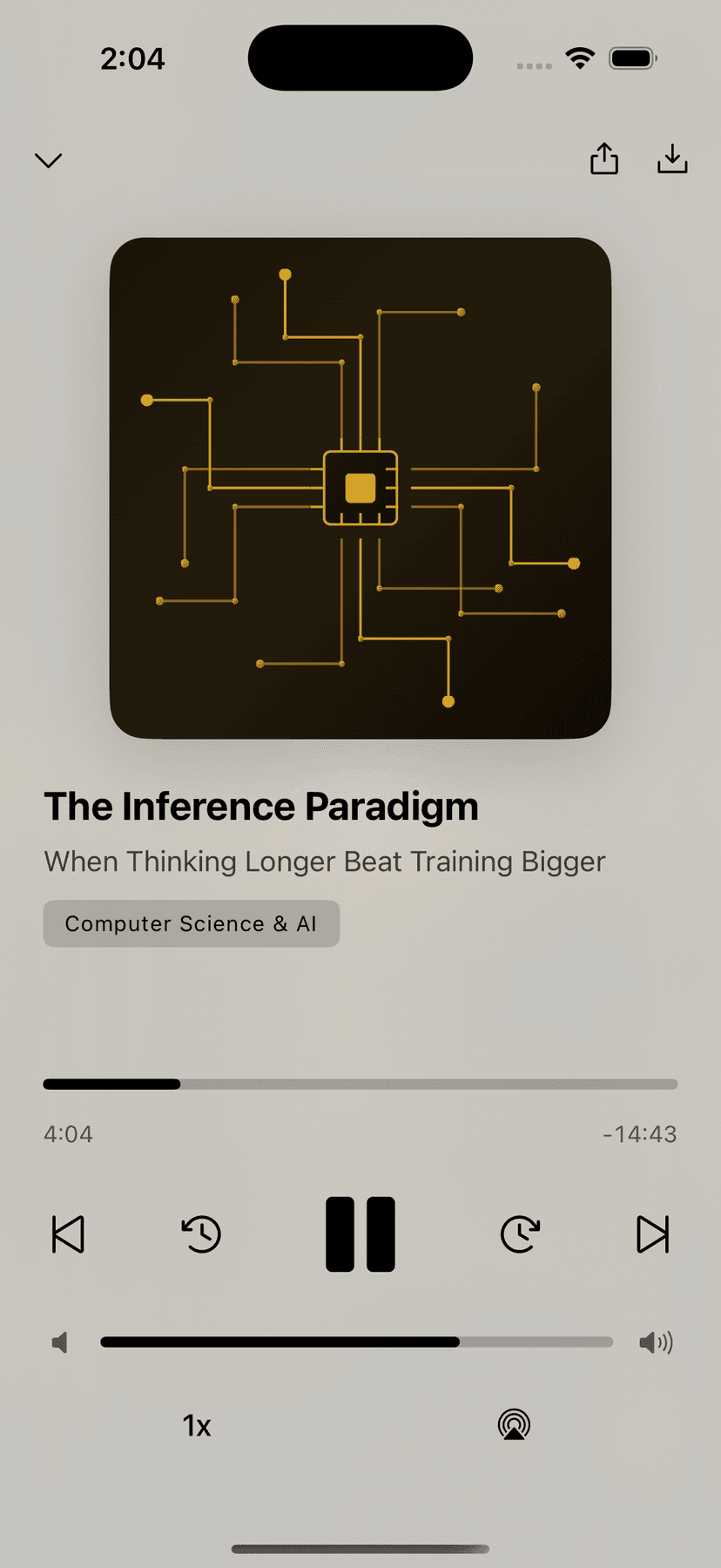 Blueleaf audio player interface